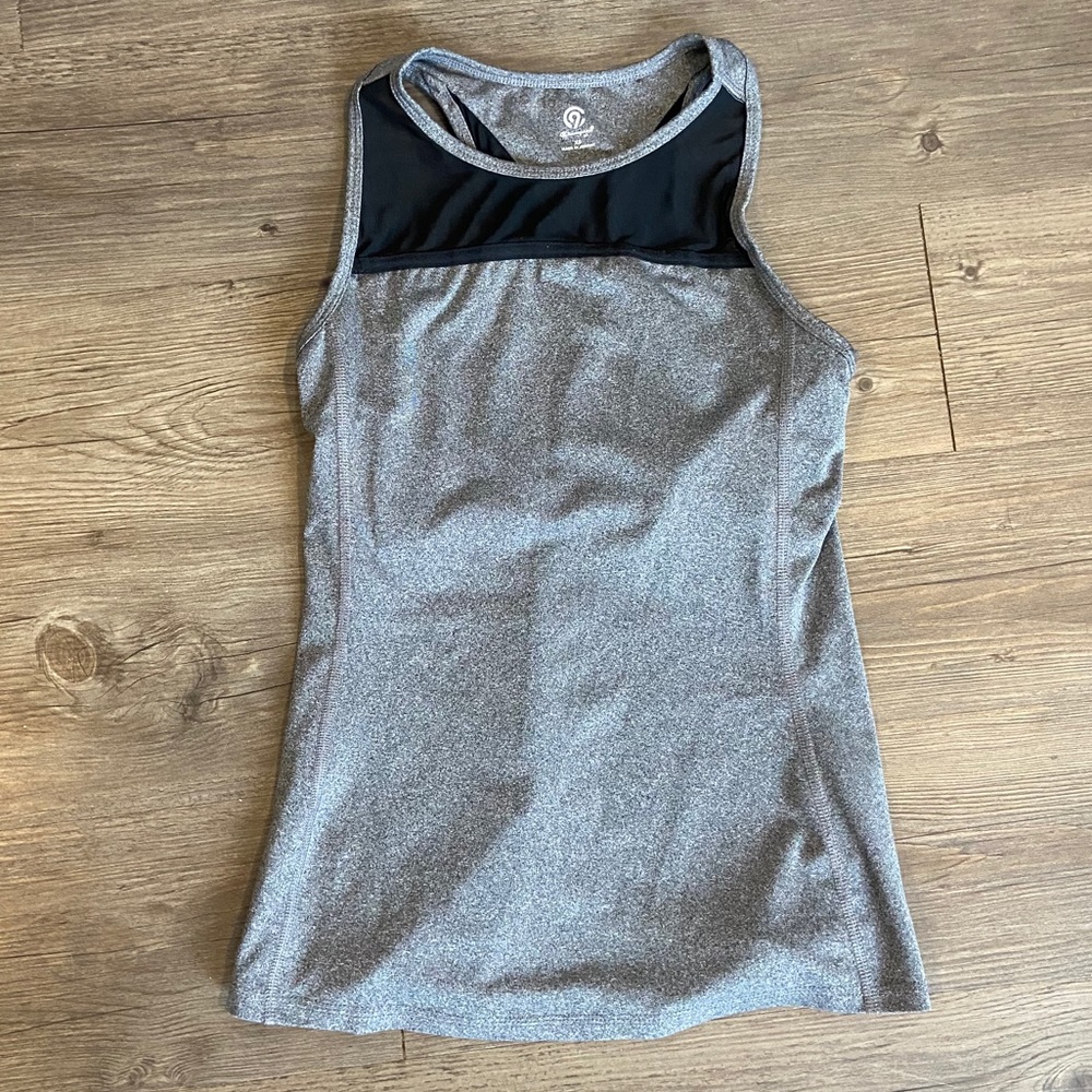 [Champion] Gray Activewear Tank w/ Built in Bra